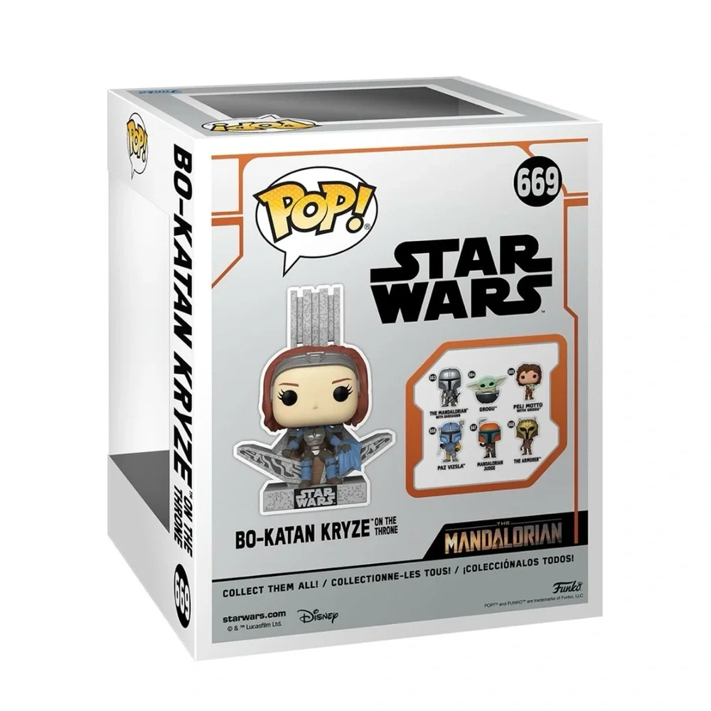 Funko Pop! Deluxe: Star Wars: The Mandalorian - Bo-Katan Kryze w/ Throne # 669